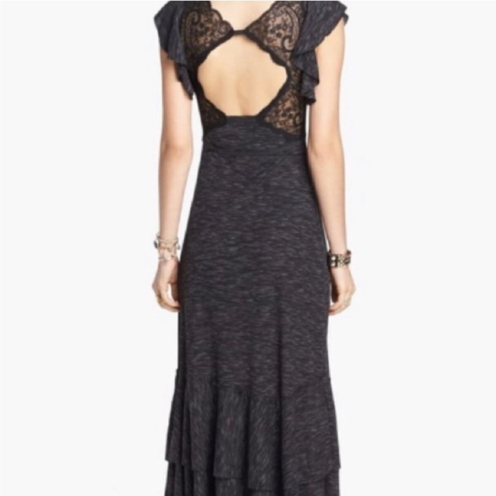 NWT Free People Absolute Attraction Heathered Maxi Dress sz XS - Picture 5 of 10
